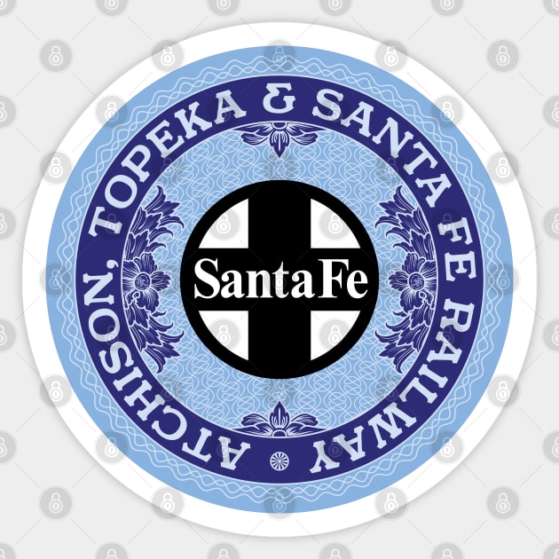 Atchison, Topeka and Santa Fe Railroad - ATSF Sticker by Railroad 18XX Designs